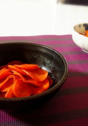 副菜！人参のみりん醤油炒め♬。•-レシピのメイン写真