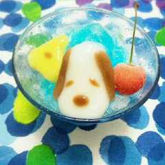รูปของ 簡単かわいい♡スヌーピー白玉