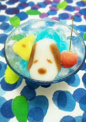 簡単かわいい♡スヌーピー白玉-レシピのメイン写真