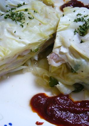重ねて重ねてキャべTON-レシピのメイン写真