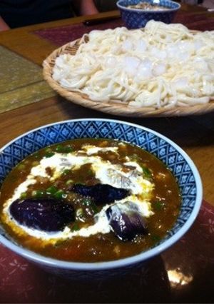 夏野菜たっぷりのカレー冷やしうどん-レシピのメイン写真
