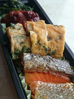 しそとネギ入り卵焼き-レシピのメイン写真