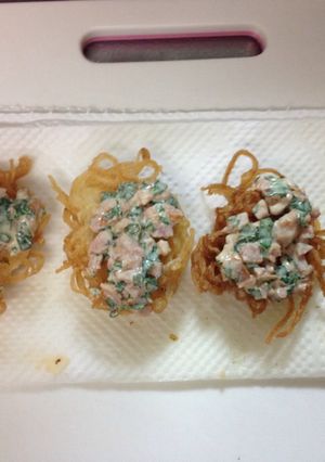 カリカリ素麺の大葉わさびマヨ-レシピのメイン写真