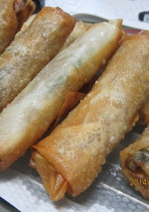 材料ちょっとで簡単春巻き♪-レシピのメイン写真