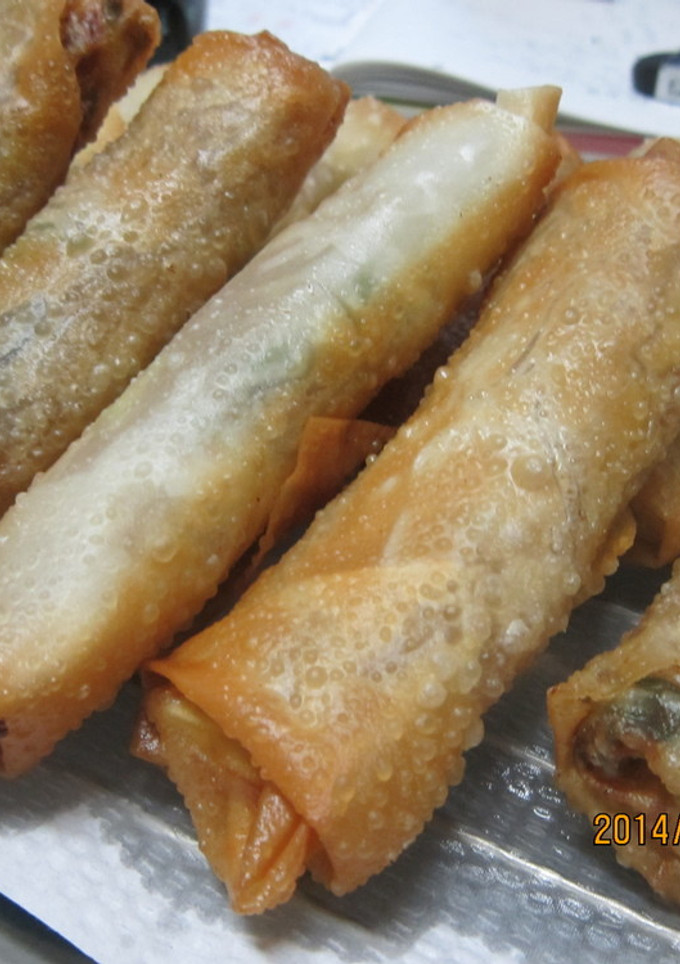 材料ちょっとで簡単春巻き♪-レシピのメイン写真