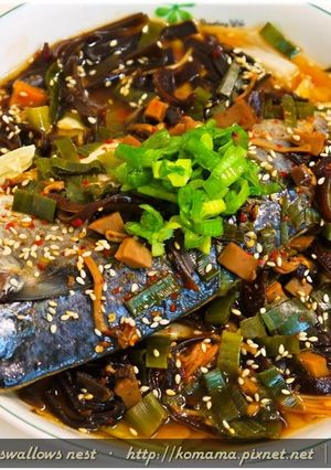 麻辣黑菇醬蒸靖魚．柯媽媽の植物燕窩-レシピのメイン写真