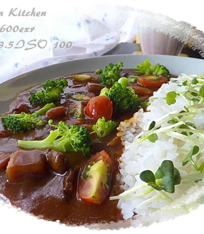 かいわれ大根入りカレー用ライス　-レシピのメイン写真