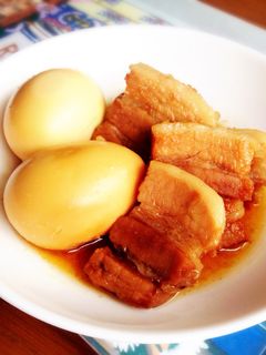 圧力鍋でササッと!豚の角煮!-レシピのメイン写真