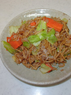 手抜きそば飯-レシピのメイン写真
