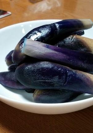 綺麗な*茹で茄子の作り方-レシピのメイン写真