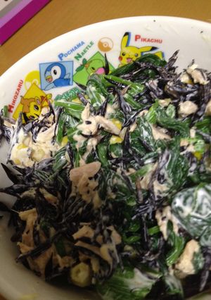 ほうれん草とひじきのサラダ-レシピのメイン写真
