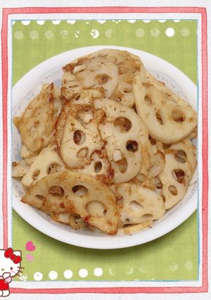 レンコンのキンピラ〜♡(o˘◡˘o)♡-レシピのメイン写真