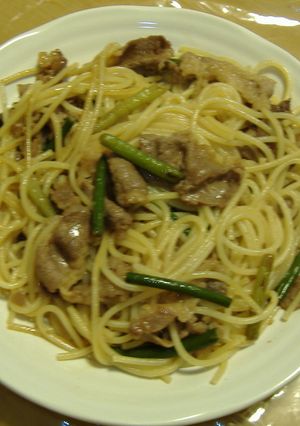 焼肉味のパスタ（超手抜）-レシピのメイン写真