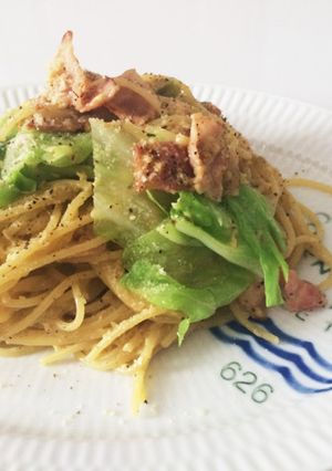 私のペペロンチーノ とろーりペペタマ-レシピのメイン写真