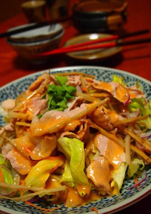 豚肉とゴボウの冷しゃぶサラダ-レシピのメイン写真