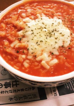 ケチャップでリゾット-レシピのメイン写真