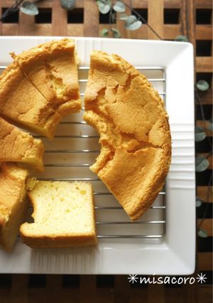 m国産レモンのシフォンケーキ-レシピのメイン写真