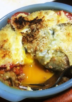 茄子とトマトのカレー焼き♡-レシピのメイン写真