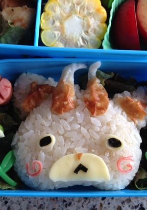 妖怪ウォッチ　こまじろう弁当-レシピのメイン写真