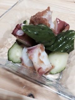 タコときゅうりの梅あえ-レシピのメイン写真