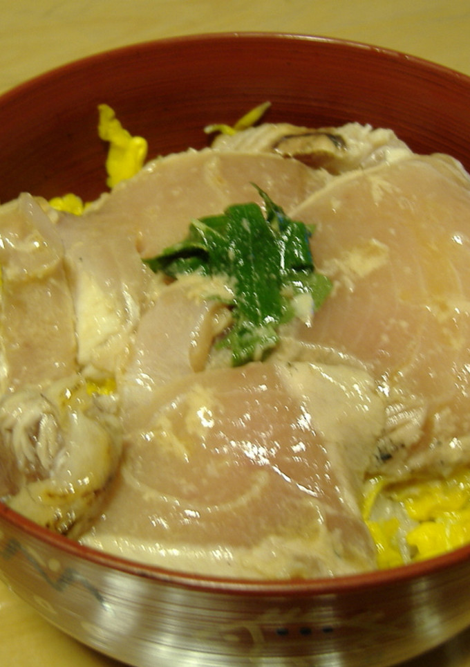 まぐろたたきと菊のおひたし丼-レシピのメイン写真