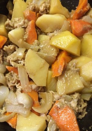 ストック食材で簡単肉じゃが♬-レシピのメイン写真