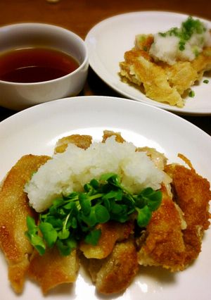 パリッパリ鶏肉のおろし添え-レシピのメイン写真