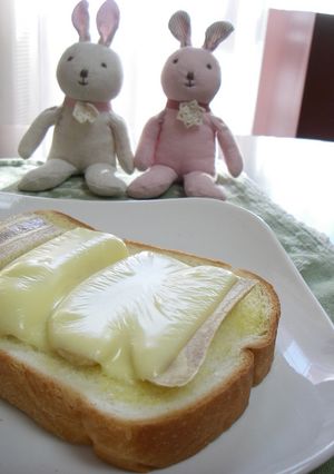バナナ☆チーズトースト-レシピのメイン写真
