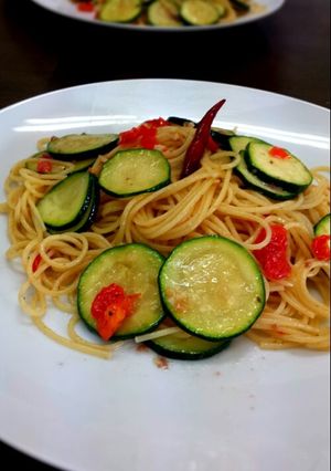 簡単☆ズッキーニとアンチョビのパスタ-レシピのメイン写真