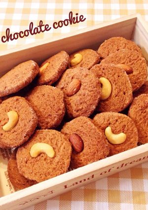 ＨＭで簡単チョコナッツクッキー♪-レシピのメイン写真