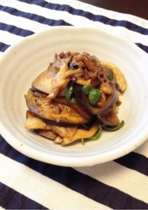 【簡単!】なすのひき肉味噌炒め-レシピのメイン写真