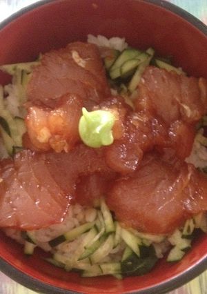 マグロの漬け丼-レシピのメイン写真