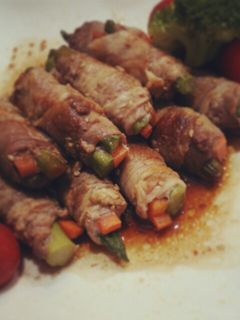普通の肉巻き(笑)-レシピのメイン写真