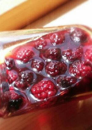 ブラックベリーの蜂蜜漬け-レシピのメイン写真