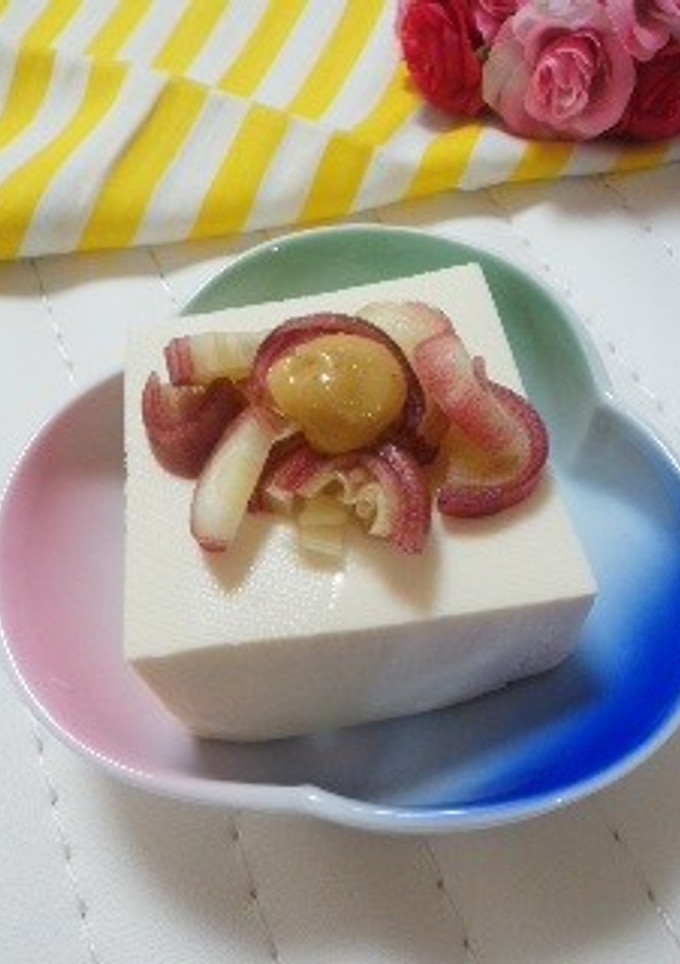 ☆みょうがとからしのさっぱり冷奴☆-レシピのメイン写真