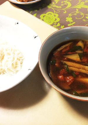 麺に合う☆茄子とトマトのイタリアンつけ汁-レシピのメイン写真