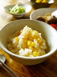塩麹で。とうもろこしごはん-レシピのメイン写真