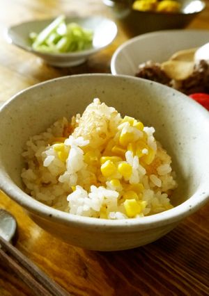 塩麹で。とうもろこしごはん-レシピのメイン写真