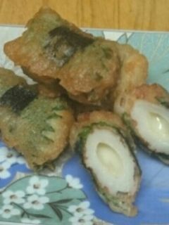 チーズちくわの海苔シソ揚げ-レシピのメイン写真