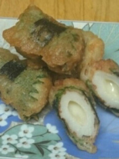 チーズちくわの海苔シソ揚げ-レシピのメイン写真