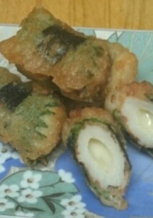 チーズちくわの海苔シソ揚げ-レシピのメイン写真