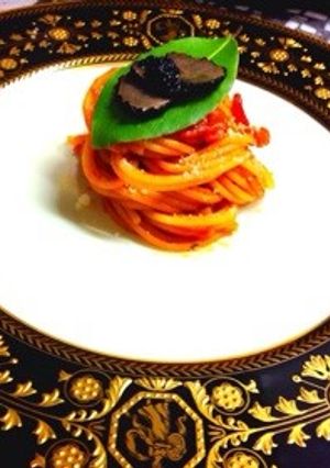ナポリタン トリュフ キャビアを添えて-レシピのメイン写真
