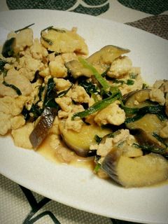 夏バテ防止!簡単!なすと豆腐の炒めもの-レシピのメイン写真