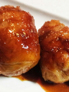 簡単♬焼き肉のたれDE肉巻きおにぎり-レシピのメイン写真
