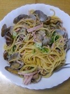 あさりとハムのパスタ-レシピのメイン写真