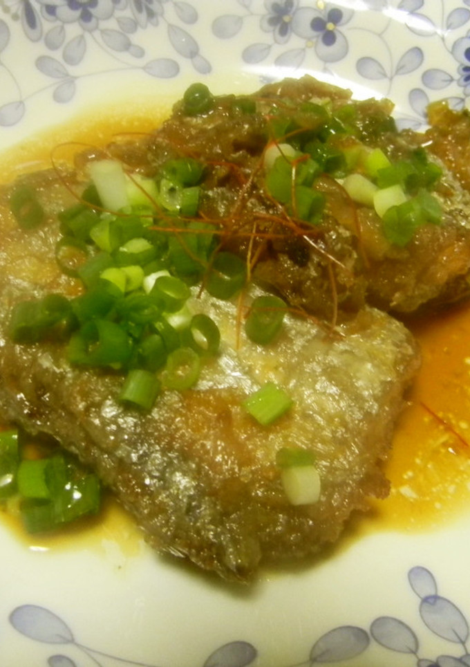 太刀魚の中華揚げ煮（北京風）-レシピのメイン写真