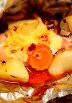 グリラーで☆鮭のホイル焼き-レシピのメイン写真