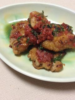 鶏もも肉の梅しそ焼き-レシピのメイン写真