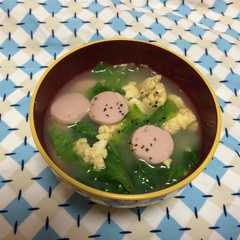 รูปของ レタスがおいしい鮮やかスープ