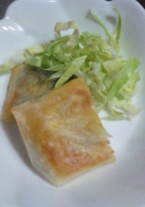 豆あじのピカタ風、春巻き焼き-レシピのメイン写真